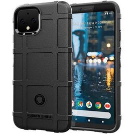 Mobigear Rugged Shield Coque Google Pixel 4 Coque arrière en TPU Souple Anti-Chocs - Noir