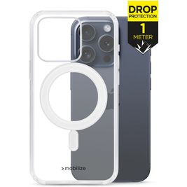 Mobilize Naked Protection Coque Transparente iPhone 13 Pro MagSafe Coque arrière Rigide - Transparent