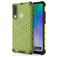 Mobigear Honeycomb Coque Huawei Y6p Coque arrière Rigide Anti-Chocs - Vert