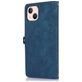 Mobigear Zipper Housse iPhone 14 Plus Etui Porte-Monnaie - Bleu