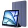 Mobigear Tri-Fold Gel Coque iPad Air 11 Pouces (2026) Etui en TPU,Similicuir + Porte-crayon - Violet