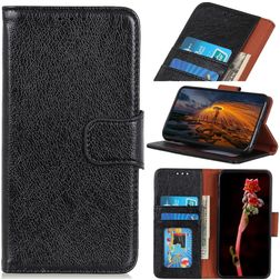 Mobigear Classy Housse Motorola Moto E22 Etui Porte-Monnaie - Noir