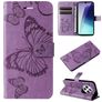 Mobigear Butterfly Xiaomi Redmi 14C Étui Portefeuille - Violet