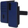 Mobiparts Housse Samsung Galaxy A17 Etui avec Coque Détachable en Cuir Véritable Porte-Monnaie - Bleu