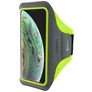 Mobiparts Comfort Fit Brassard Téléphone iPhone X Brassard Coque de Sport en Neoprène - Neon Green