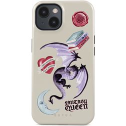 Burga Tough Coque iPhone 15 Coque arrière Rigide Anti-Chocs - Plot Twister