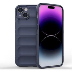 Mobigear Bumpy Coque iPhone 15 Plus Coque arrière en TPU Souple - Dark Blue