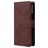 Mobigear Zipper Housse Samsung Galaxy A51 Etui Porte-Monnaie - Marron