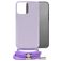 Mobilize Lanyard Gelly iPhone 13 Pro Coque avec cordon en TPU Souple - Pastel Purple