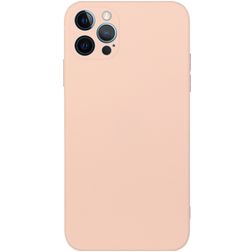 Mobigear Colors Coque iPhone 15 Pro Max Coque arrière en TPU Souple - Rose pastel