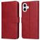 Mobigear Wallet iPhone 17 Étui Portefeuille - Rouge