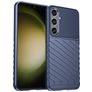 Mobigear Groove Coque Samsung Galaxy S24 Plus Coque arrière en TPU Souple - Bleu