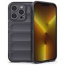 Mobigear Bumpy Coque iPhone 14 Pro Coque arrière en TPU Souple - Charcoal