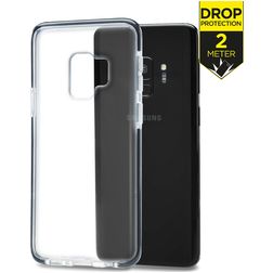 Mobilize Shatterproof Samsung Galaxy S9 Plastique rigide Coque arrière Antichoc - Transparent / Noir