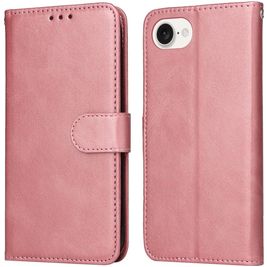 Mobigear Wallet Housse iPhone 17e Etui Porte-Monnaie - Rose doré