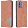 Mobigear Rhombus Slim Housse Nokia G42 Etui - Marron