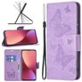 Mobigear Butterfly Housse Xiaomi 12X Etui Porte-Monnaie - Violet