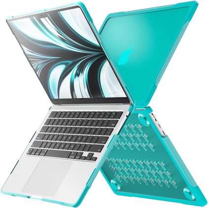 Mobigear Shockproof Pro MacBook Air 13 Pouces (2022-2026) Coque - Vert - Model A2681 / A3113 / A3240 / A3449