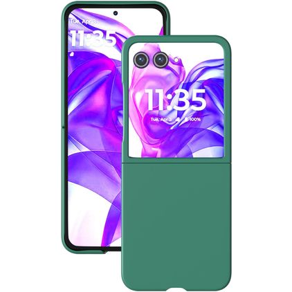 Mobigear Colors Coque Motorola Razr 50 Ultra Coque arrière Rigide - Vert