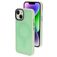 Mobiparts Hardcover Coque iPhone 13 MagSafe Coque arrière Rigide - Satin Light Green