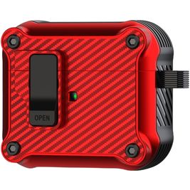Mobigear Racing Clip Coque Apple AirPods 3 Coque Rigide - Rouge Mobigear Racing Clip Coque Apple AirPods 3 Coque Rigide - Rouge