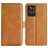 Mobigear Slim Magnet Housse Realme GT2 Pro Etui Porte-Monnaie - Cognac