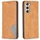 Mobigear Rhombus Slim Housse Samsung Galaxy S24 Etui - Cognac