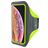 Mobiparts Comfort Fit Brassard Téléphone iPhone XS Max Brassard Coque de Sport en Neoprène - Neon Green