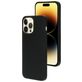 Mobiparts Coque iPhone 14 Pro Max Coque arrière en Silicone - Noir