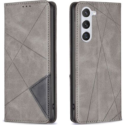 Mobigear Rhombus Slim Housse Samsung Galaxy S23 Etui - Gris