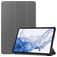 Mobigear Tri-Fold Coque Samsung Galaxy Tab S9 Etui - Gris