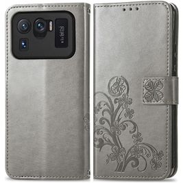 Mobigear Clover Housse Xiaomi Mi 11 Ultra Etui Porte-Monnaie - Gris
