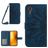 Mobigear Sunflower Housse Samsung Galaxy Xcover 7 Etui Porte-Monnaie - Bleu Marin