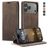 CaseMe 013 Housse iPhone 17 Pro Max Etui Porte-Monnaie - Coffee