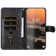 Mobigear Zipper Housse Samsung Galaxy S23 Ultra Etui Porte-Monnaie - Noir