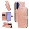 Mobigear Butterfly Housse Samsung Galaxy S26 Plus Etui Porte-Monnaie - Rose doré