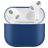 Mobigear Colors Coque Silicone souple pour Apple AirPods 3 - Bleu foncé