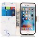 Mobigear Marble Housse iPhone SE (2020) Etui Porte-Monnaie - White Marble