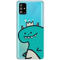 Mobigear Design Coque Samsung Galaxy S20 Plus Coque arrière en TPU Souple - Dino
