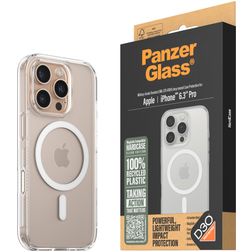 PanzerGlass Clear Coque Transparente iPhone 16 Pro MagSafe Coque arrière Rigide Anti-Chocs - Transparent