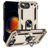 Mobigear Armor Ring Coque iPhone 16e Coque arrière Rigide Anti-Chocs avec Anneau-Support - Or