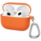 Mobigear Classic Coque Apple AirPods 3 Coque en Silicone Souple - Orange