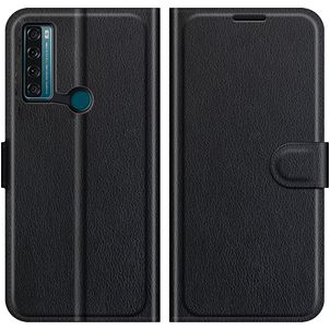 Mobigear Classic Housse TCL 20 SE Etui Porte-Monnaie - Noir