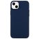 Mobigear Colors Coque iPhone 14 Coque arrière en TPU Souple - Bleu Marin