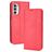 Mobigear Sensation Housse Motorola Moto G52 Etui Porte-Monnaie - Rouge