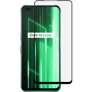 Mobigear Premium Realme X50 Verre trempé Protection d'écran - Compatible Coque - Noir