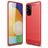 Mobigear Brushed Slim Coque Samsung Galaxy A82 5G Coque arrière en TPU Souple - Rouge