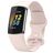 Mobigear Sport Dual Bracelet Silicone Fitbit Charge 5 Fermeture à clou et passant - Sand Pink