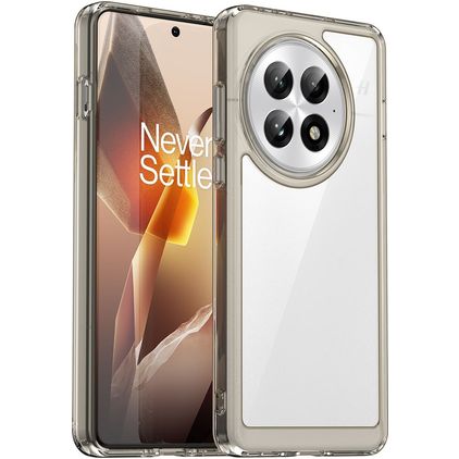 Mobigear Crystal OnePlus 13 Plastique rigide Coque arrière - Gris