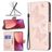 Mobigear Butterfly Housse Xiaomi 12 Etui Porte-Monnaie - Rose doré
